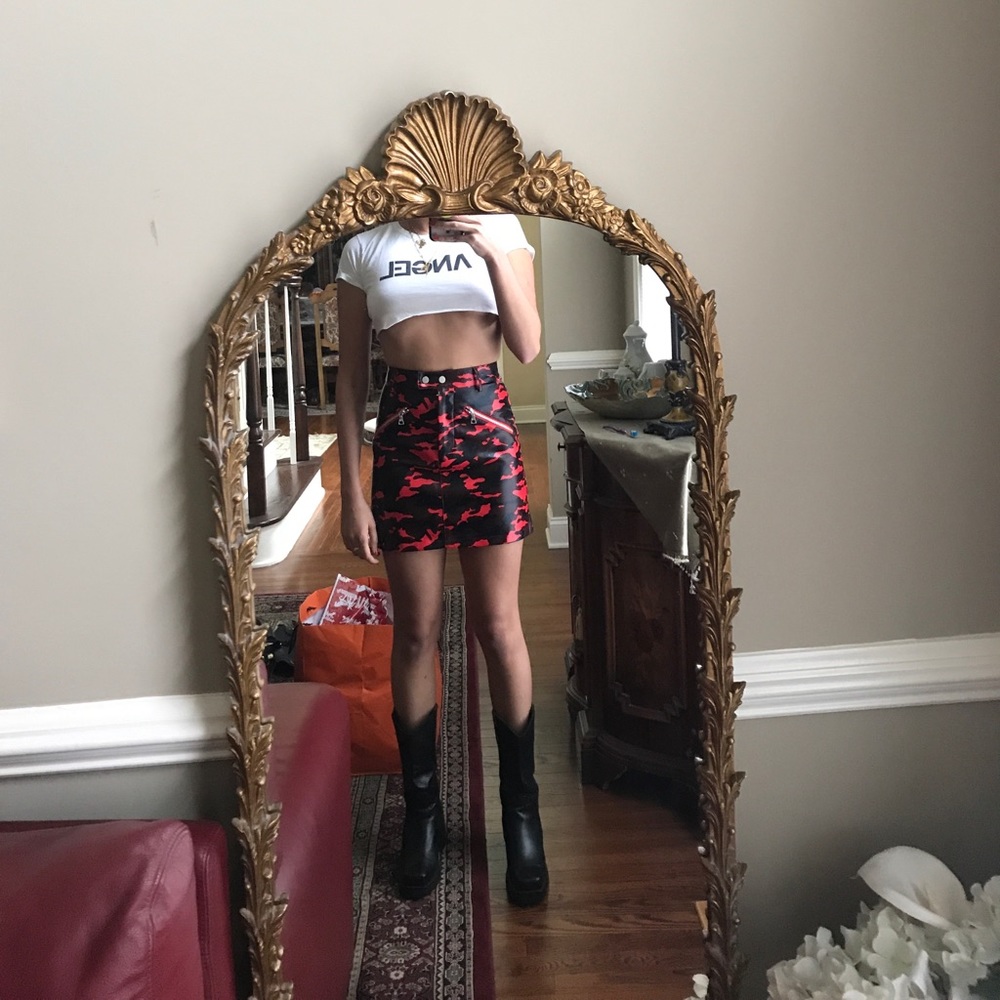 iamgia camo skirt